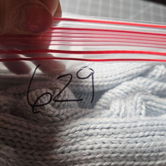 Elie Tahari Women’s Cardigan M Light Blue Knit Button Sweater Minimal Soft Luxe - Picture 13 of 14